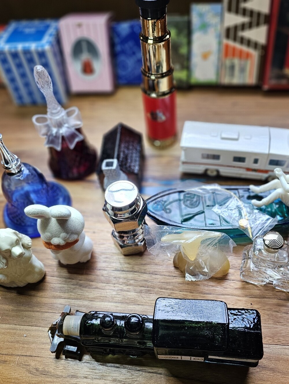 Vintage Avon Empty Perfume/Cologne Bottles & 1 Old Spice Decanter Lot